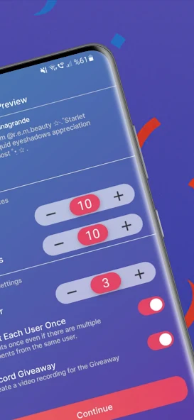 Giveaway Picker App Screenshot 3